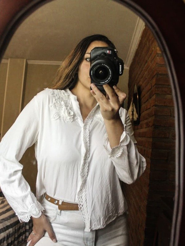 Producto - CAMISA FLOWER white
