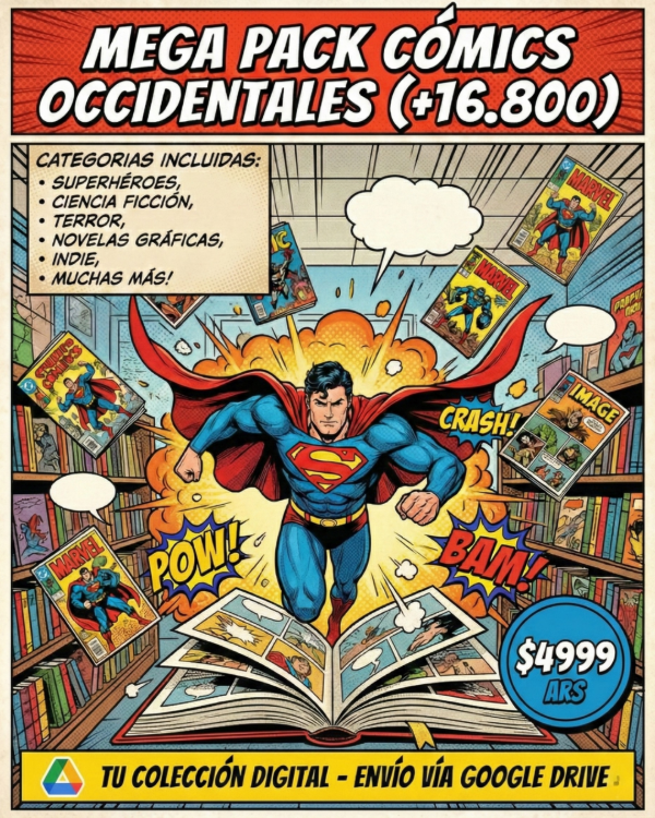 Producto - N57: PACK DE +16.800 COMICS EN PDF Y CBR +300GB!
