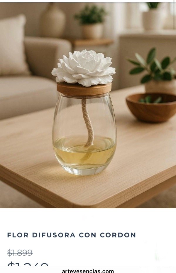 Producto - Flor difusora con cordon
