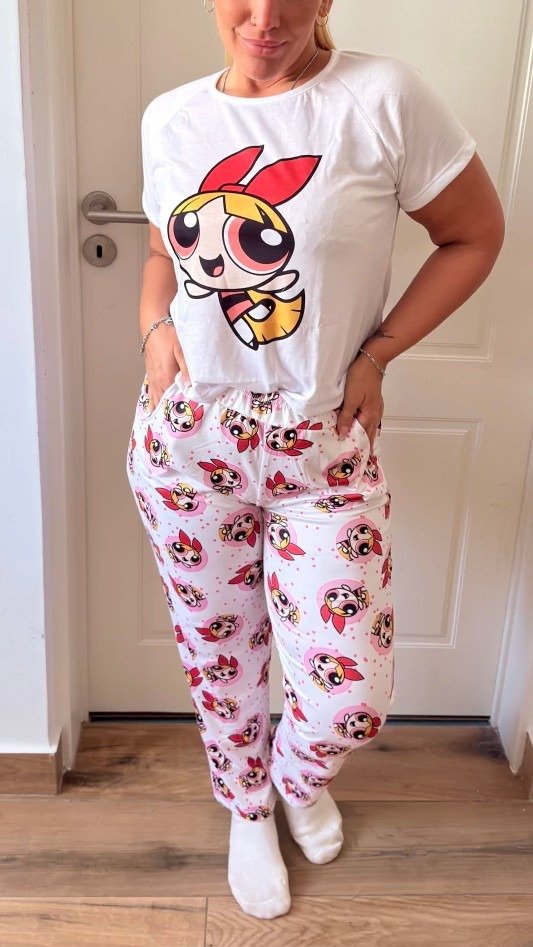 Producto - Pijama Animado Largo Bombón