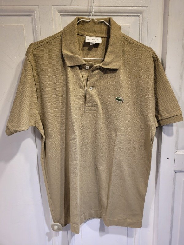 Producto - Chomba LACOSTE Verde seco claro Talle M - PRECIO: 80X - 0