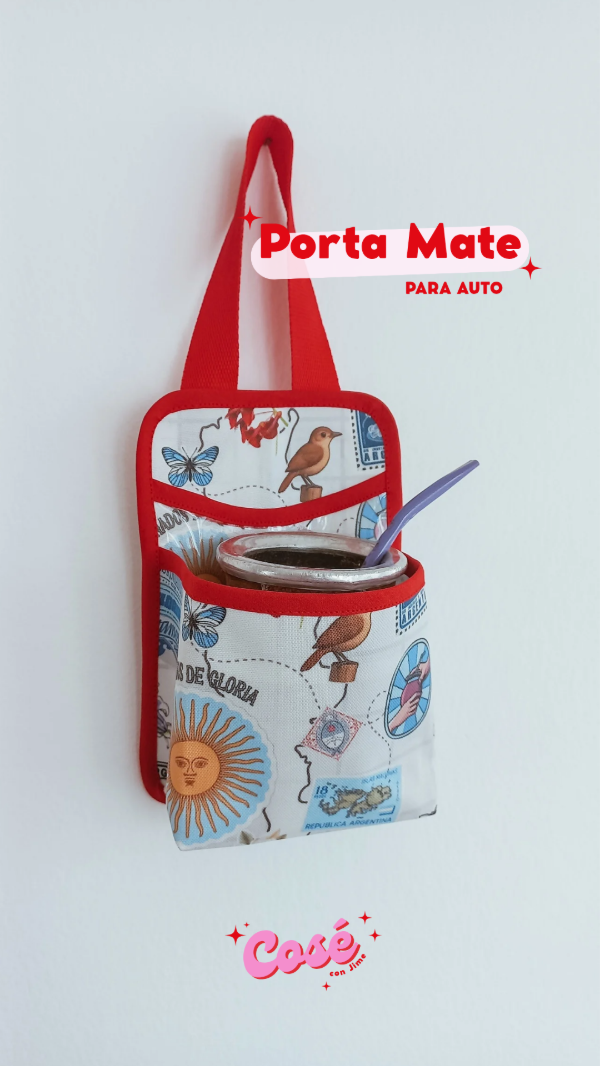 Producto - PortaMate para auto - (tutorial GRATIS en Instagram)