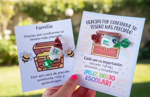 Producto - Tarjetas reunión de familias