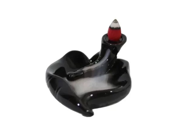 Producto - CASCADA DE HUMO SOBRE HOJA 10 X 10 CM