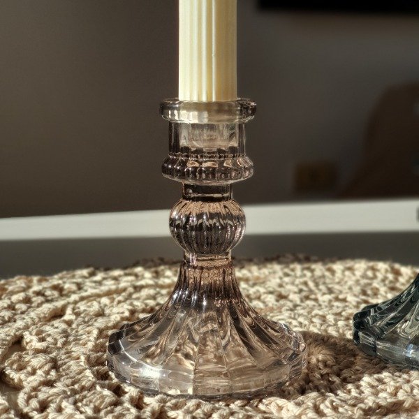 Producto - Candelabro de Vidrio con Vela de regalo - 2