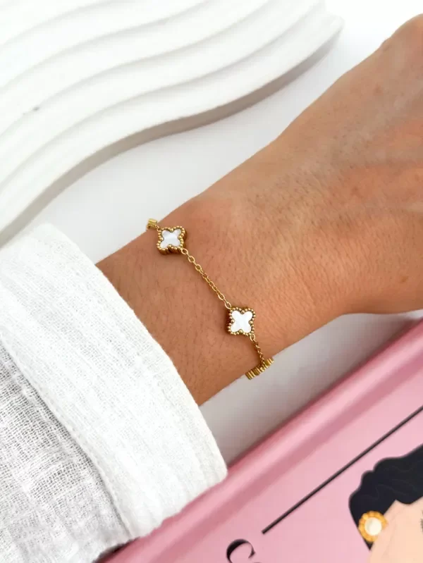 Producto - Pulsera Trébol Mini Dorada