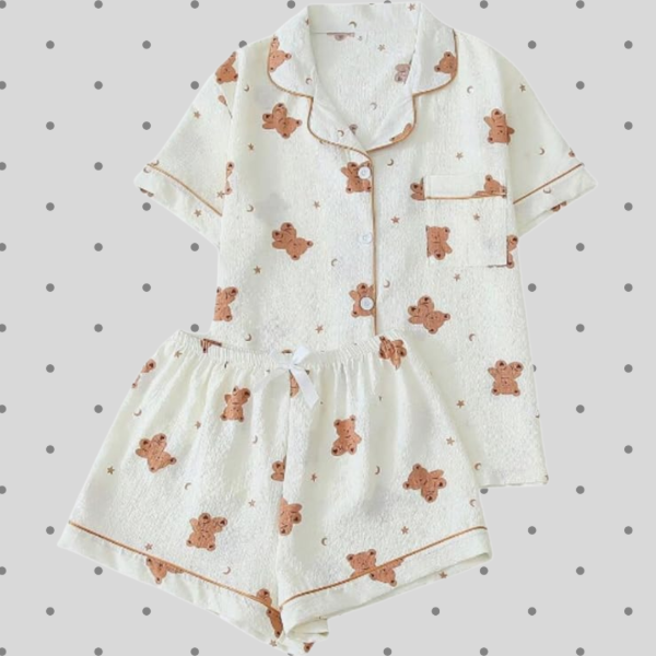 Producto - Conjunto de pijama de 2 piezas White Bear - 0