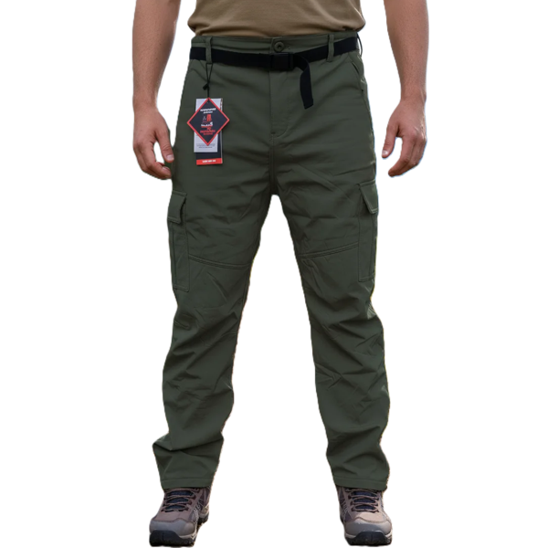 Pantalon Soft Shell Liviano Elt 8259 Verde