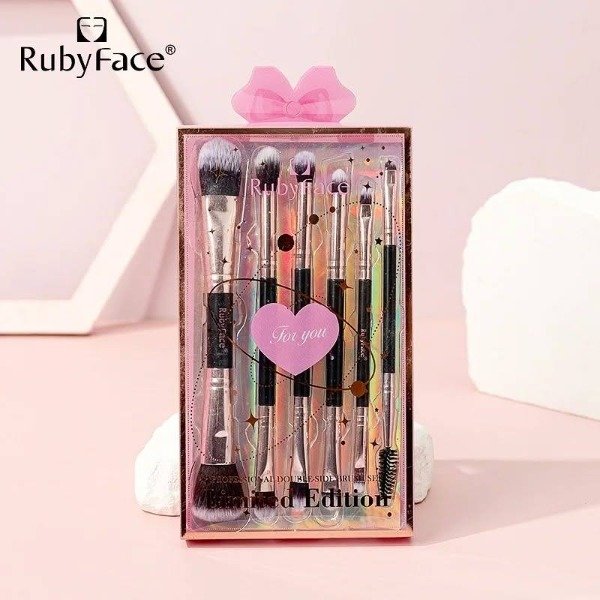 Producto - Set de 6 brochas dobles - Ruby Face