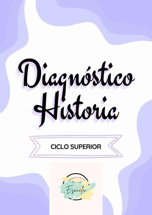 Producto - Diagnósticos Historia Ciclo Superior 2026