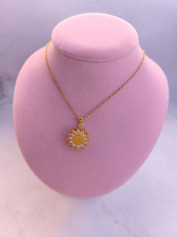 Producto - Collar Shrek Girasol dorado - 1