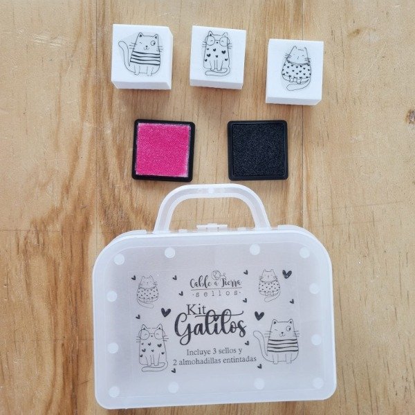 Producto - Valija de sellos Gatitos
