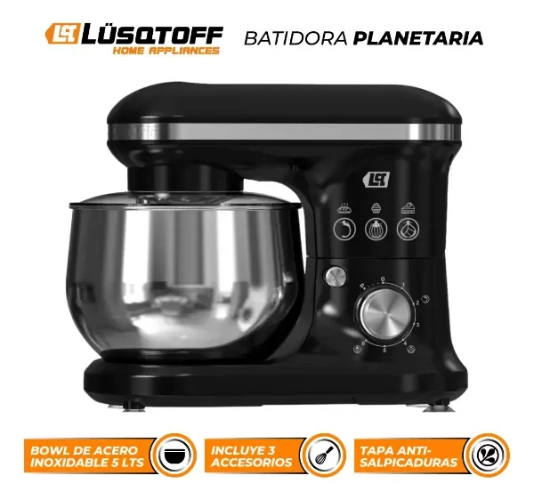 Producto - Batidora planetaria 1000w LUQSTOFF c/accesorios
