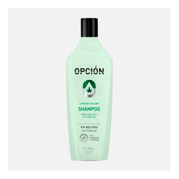 Producto - Shampoo Synergy Blend CBD 350cc
