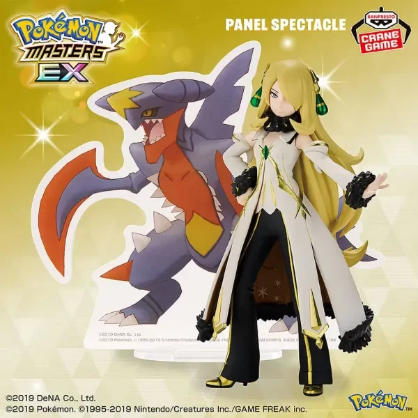 Producto - Figura Original Cynthia y Mega Garchomp - Pokémon - Bandai - 14cm