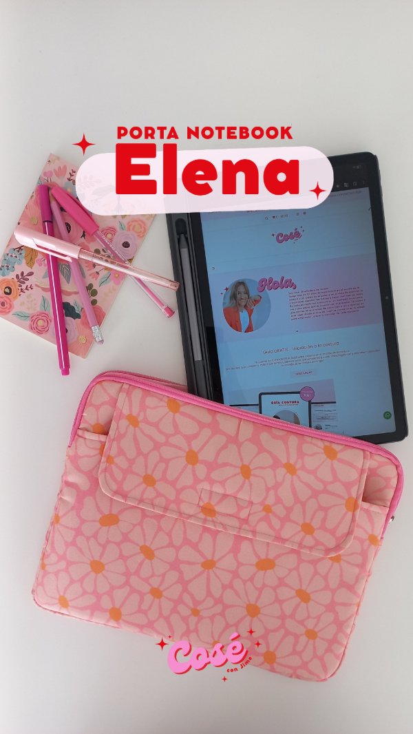 Producto - Porta Notebook  ELENA (Tutorial gratis en Instagram)