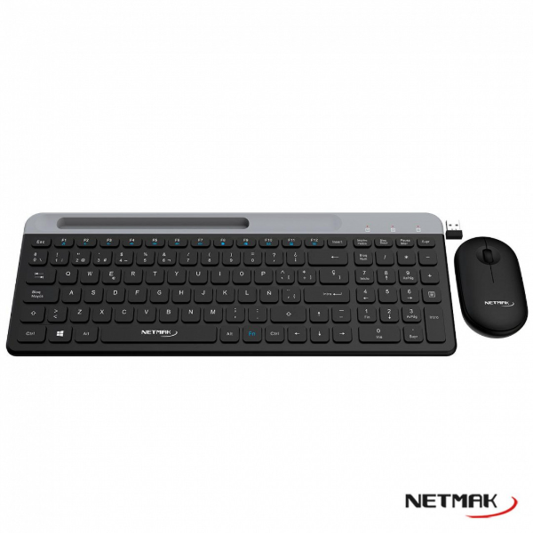 Producto - Teclado español + mouse 800/1200/1600dpi -wireless 2.4GHz -compacto -multimedia