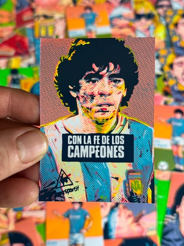 Producto - Stickers de Diego en serigrafía - 7