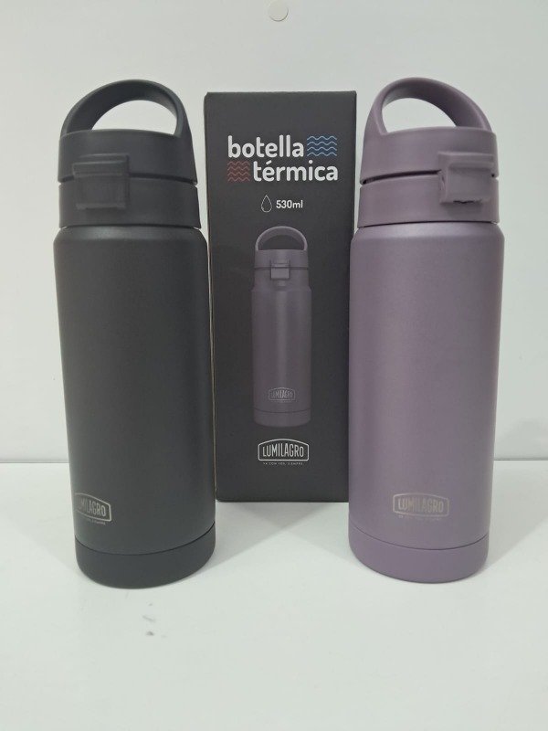 Producto - BOTELLA TERMICA TAPA CLICK 530 ML. LUMILAGRO