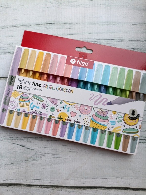 Producto - Resaltadores Filgo Fino Pastel x18