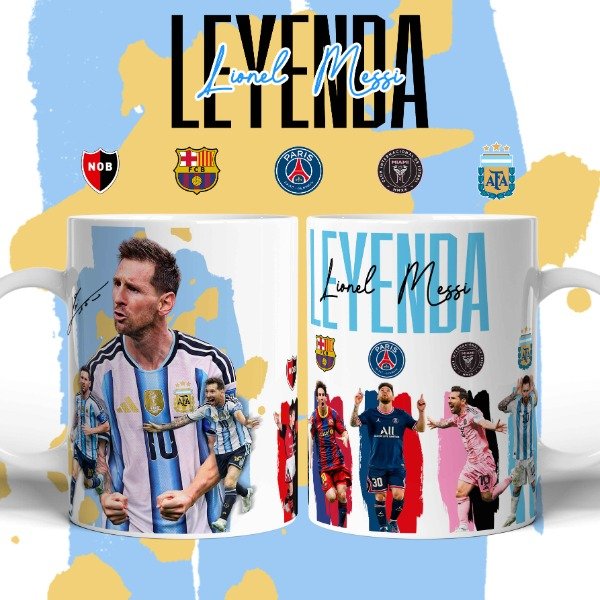 Producto - Taza ceramica Lionel Messi Leyenda