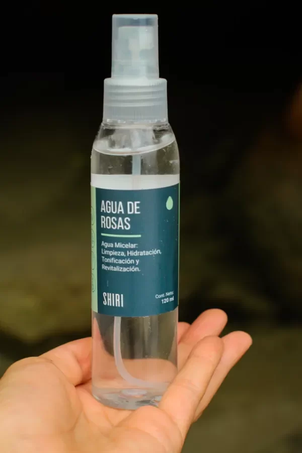 Producto - Agua de Rosas Shiri Natural 120gr (agua micelar)