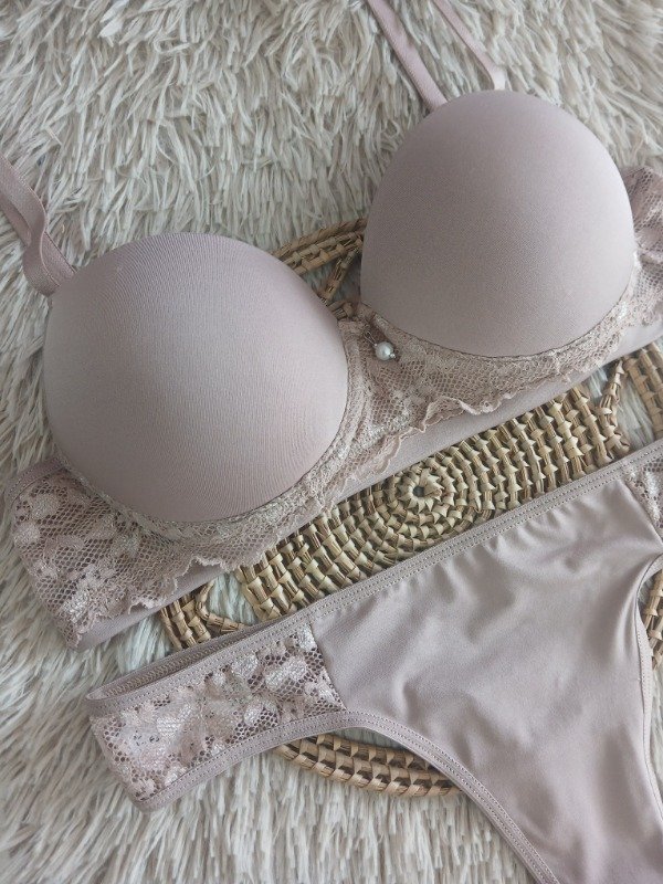 Producto - Conjunto armado microfibra nougat T.90