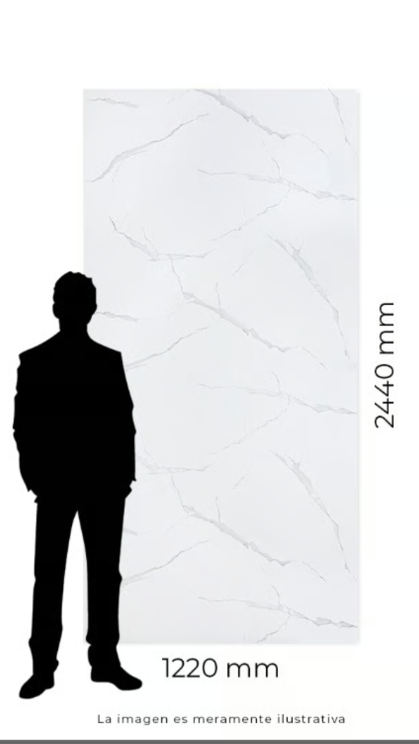 Producto - Placa símil mármol Calacatta - 3