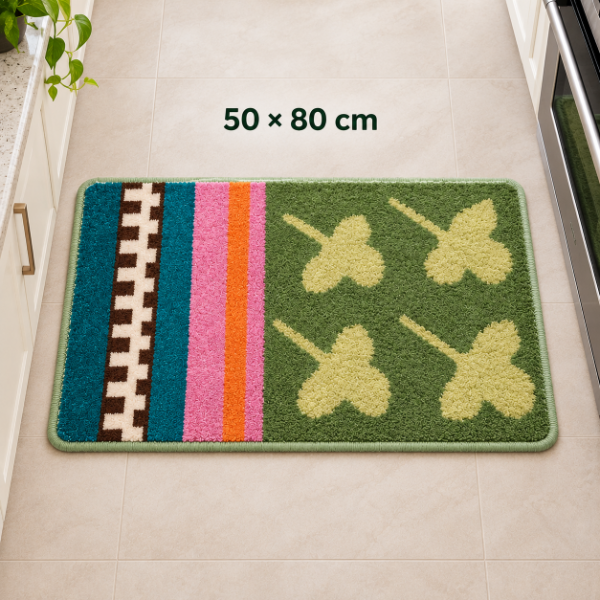 Producto - ALFOMBRA PIE DE CAMA FELPUDO GRUESA DE LANA 50X80CM - 8