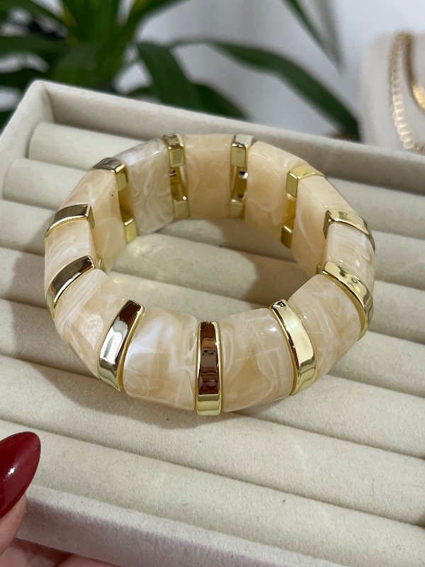 Producto - Brazalete boho bombe hueso - 0