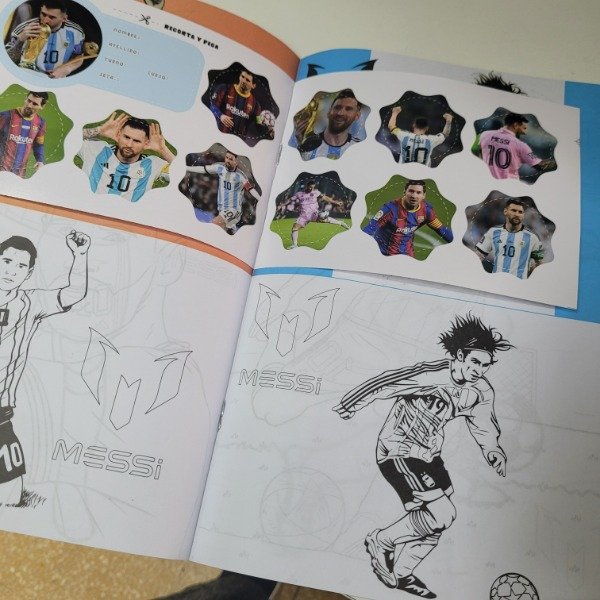 Producto - LIBRITO PARA PINTAR MESSI ARGENTINA - 1