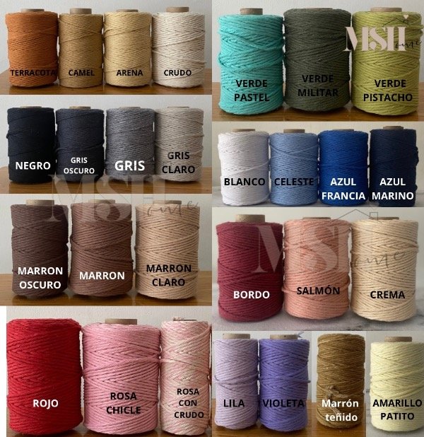 Producto - Imán ramito de flores Macrame - 5