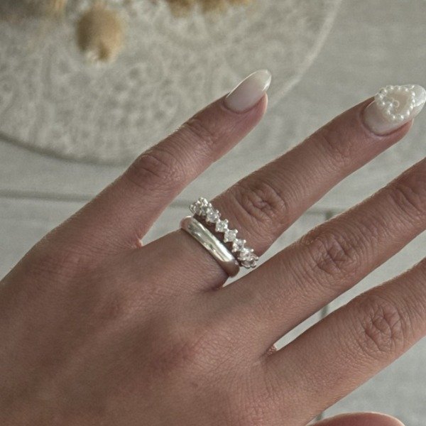 Producto - Anillo de medio cubics - 1
