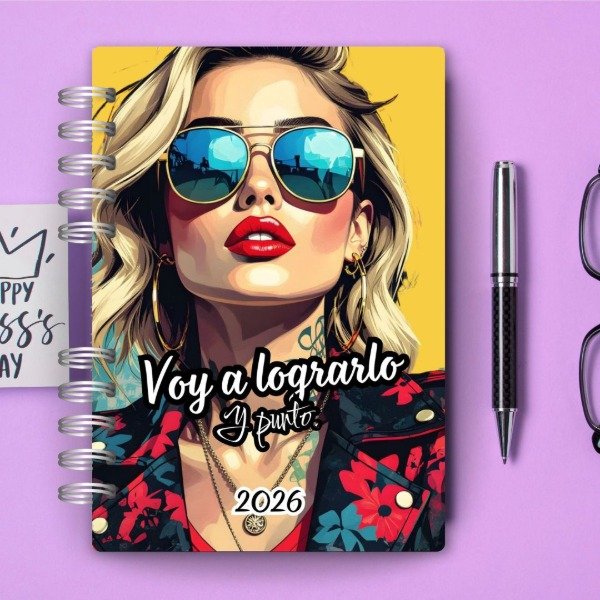 Producto - AGENDA IMPRIMIBLE 2026 VOY A LOGRARLO Y PUNTO