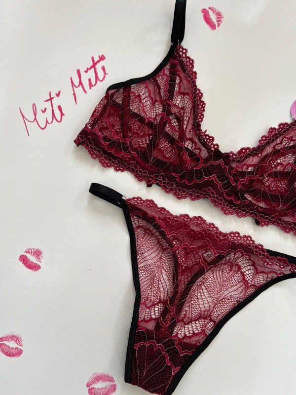 Producto - Conjunto Vencia Encaje Aro - COD 4624