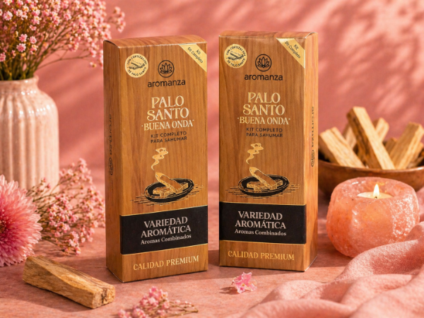 Producto - BOX KIT PALO SANTO BUENA ONDA BULTO x 12 unidades