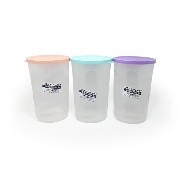 Producto - MIS PLAST CONTENEDOR 600ML(0072)RED C/TAPA