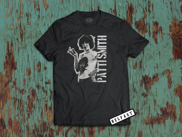 remera patti smith cut off