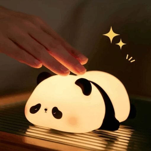 Producto - Lámpara Velador Silicona RGB Panda Dormido YH-301 6869