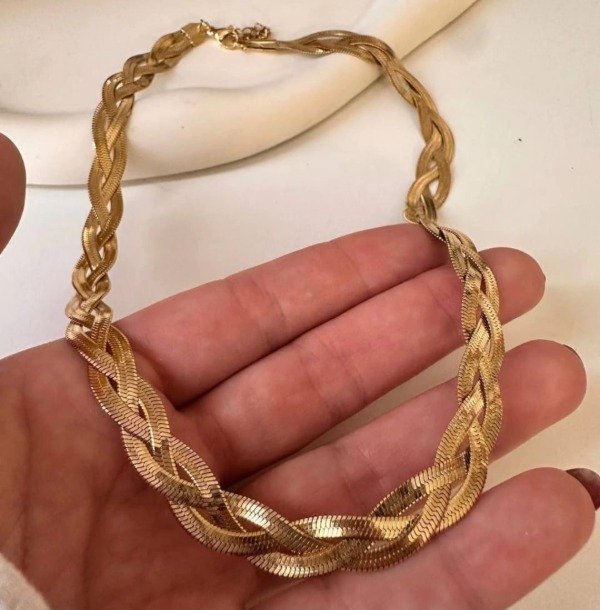 Producto - Collar Trenzado Gold