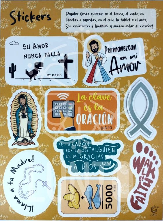 Producto - CREO 3 - STICKER EN PLANCHA 15X20CM