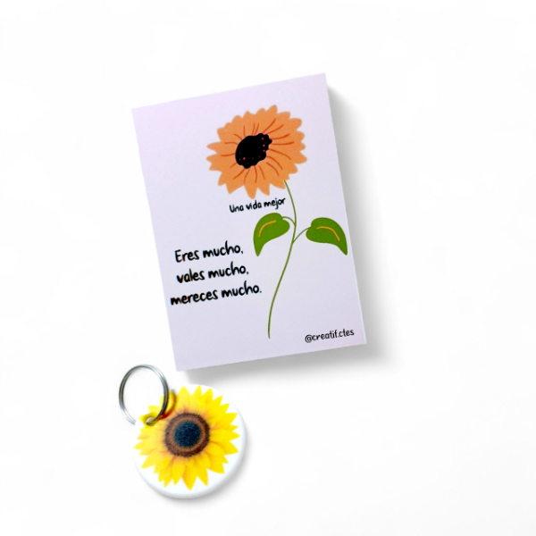 Producto - Llavero girasol 2