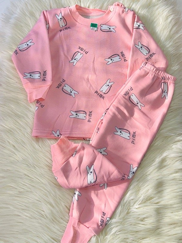 Producto - PIJAMA IMPORTADO BABY ROSA DIBUJO (CAMISETA + PANTALÓN)