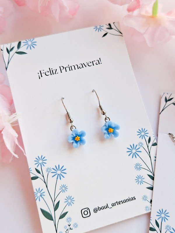 Producto - Collar/Aros No me olvides - 1