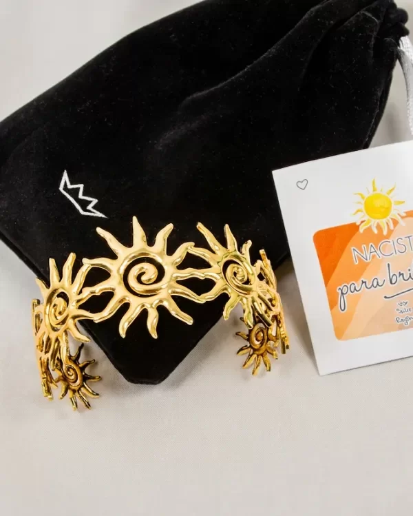 Producto - Brazalete Acero Dorado Sole - 1