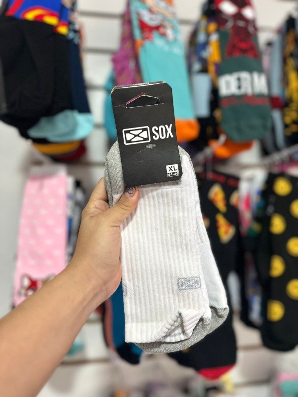 Producto - SOX antideslizantes blancas XL