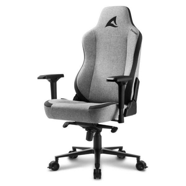 Producto - SILLA GAMER OFICINA SHARKOON SKILLER SGS40 FABRIC TELA GRIS SOP. 150KG EJECUTIVA