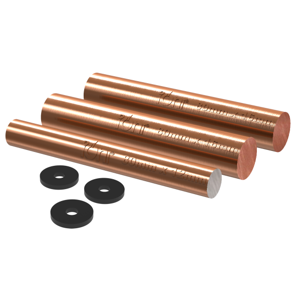 Producto - Juego De Barras De Cobre - 3 Electrodos P/ Ionizadores Ioni