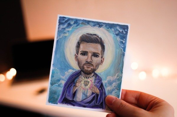 Producto - Estampita Messi - 8