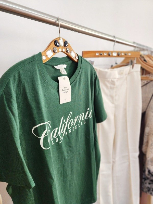 Producto - Remera oversize verde HyM
